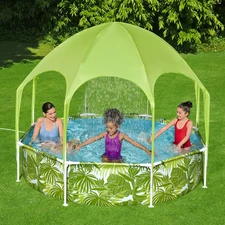 Каркасный бассейн Bestway 56432, 244 х 51 см., с навесом